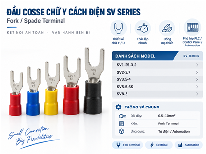 Đầu Cose Chữ U / Y SV Series