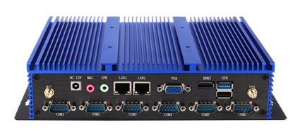 IBOX-104 – Industrial PC Nhúng Siêu Mỏng 2 LAN / 2–6 COM