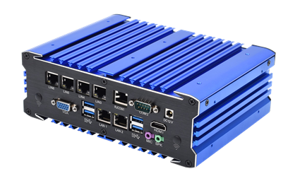 IBOX-105-6L2C – Industrial PC Machine Vision 6 LAN / 2 COM