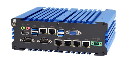 IBOX-105V2-6L2C – Mini Industrial PC Fanless 6 LAN / 2 COM Cho Machine Vision & Automation