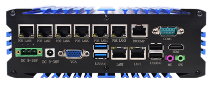 IBOX-105V3-8L2C6P – Industrial PC Fanless 8 LAN / 6 PoE Cho Machine Vision & Automation