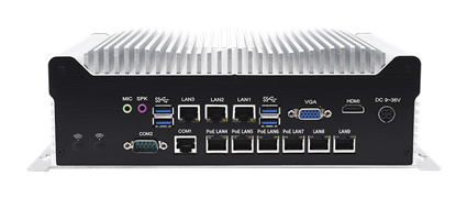 IBOX-601-9L2C4P – Industrial PC Fanless 9 LAN / 4 PoE Cho Motion Control & Machine Vision