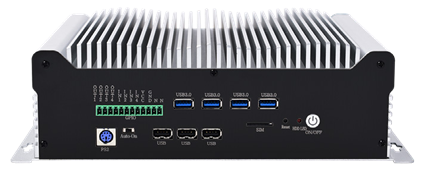 IBOX-601-9L2C6P – Industrial PC Fanless 9 LAN / 6 PoE 2.5G Với Tùy Chọn RJ45 / M12
